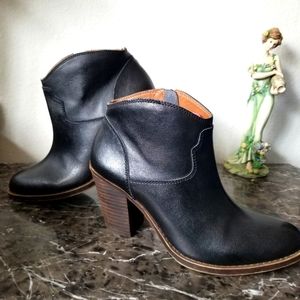 Lucky Brand Black Ankle Boots